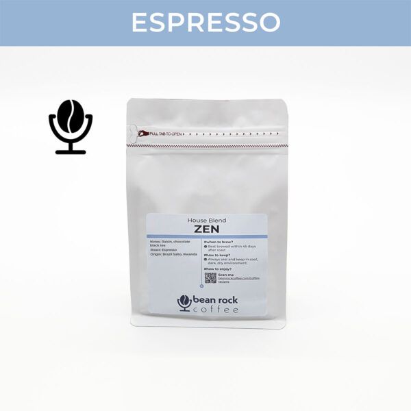 Zen: Brazil Salto and Rwanda Gitega House Blend Espresso Roast