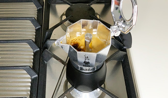 Induction Rock Moka Pot