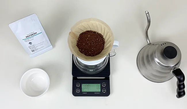 best v60 coffee recipe step 3