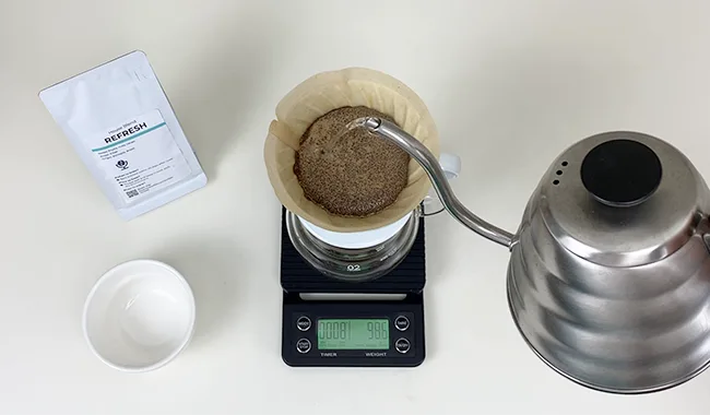 best v60 coffee recipe step 4