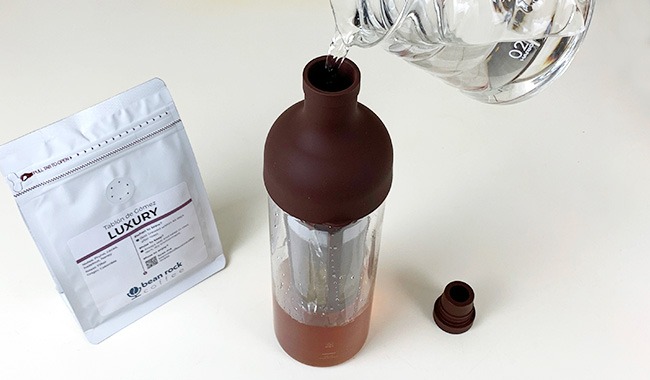 Hario Filter in Coffee Bottle Brown